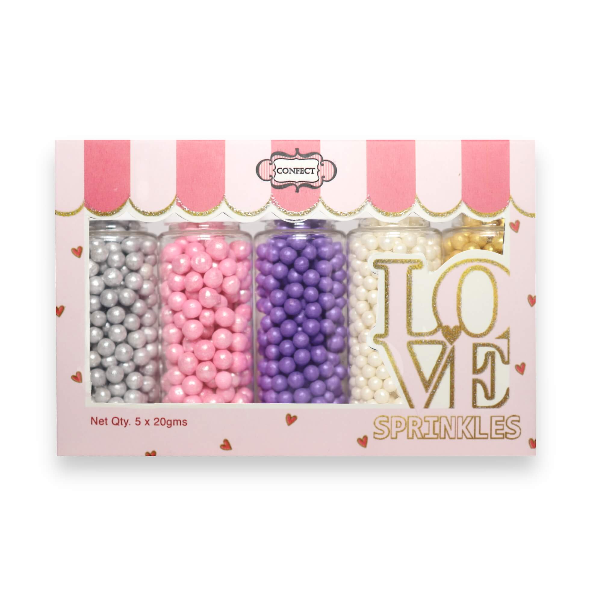 Disco Ball Sprinkles DB Multipack 7 100 gms Confect The Sugar Paste