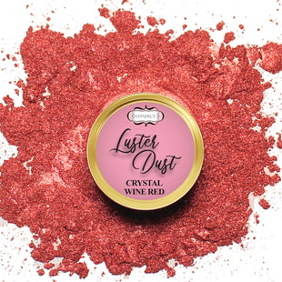 Edible Luster Dust – Pack of 5 | Sangria Red, Mauve, Cherry Blossom, Two Tone, Wine Red | 25 Gm