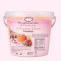 Mandarin Orange | Edible Natural Fondant (4 x 250g)