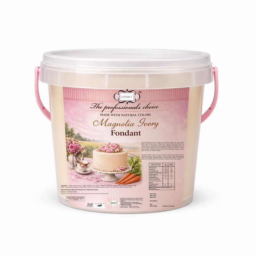 Magnolia Ivory | Edible Natural Fondant (4 x 250g)