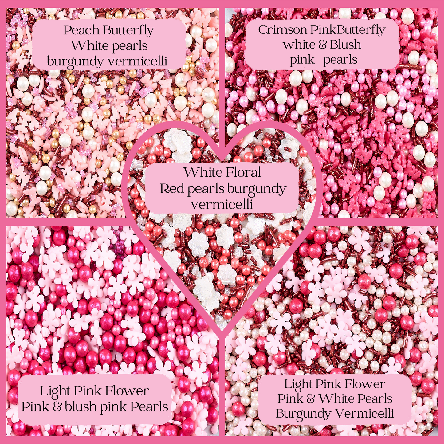 Valentine Sprinkles VS Multipack 10 - 100 gms