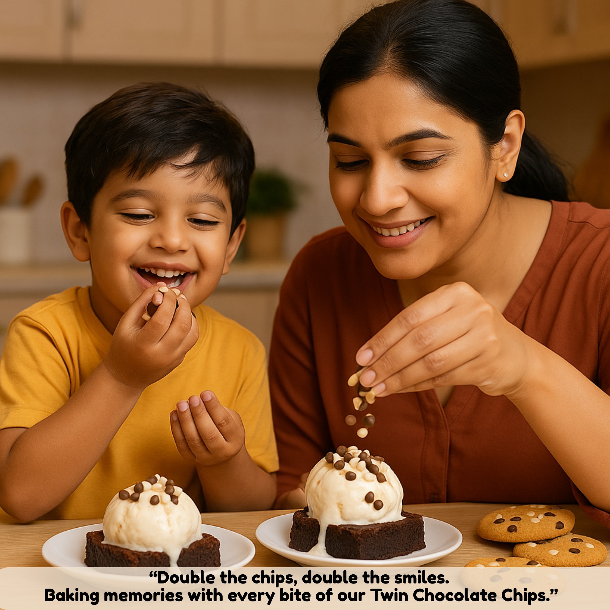 Twin Chocolate Chips 100g