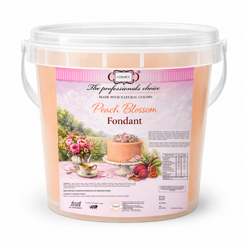 Peach Blossom | Edible Natural Fondant (4 x 250g)