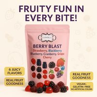 Berry Blast Gummies | Pack of Strawberry, Blackberry, Blueberry, Cranberry, Grape, Cherry Gummies | 300g