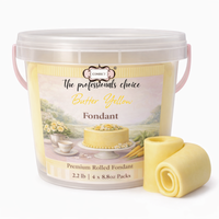 Butter Yellow | Edible Natural Fondant (4 x 250g)