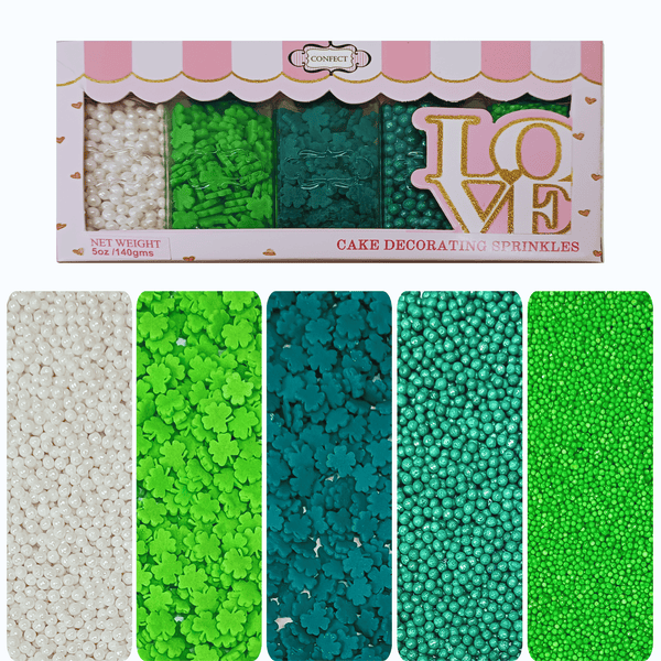 St. Patrick's Sprinkles Multipack 5 | 140g