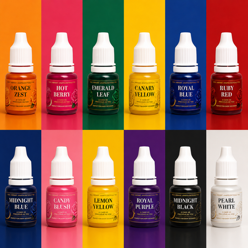 Everyday Essentials | Pack of 12 Edible Gel Color