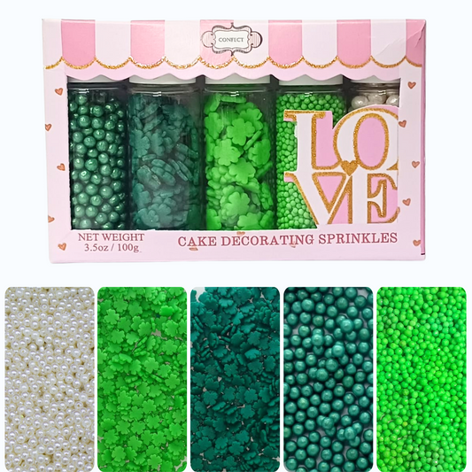St. Patrick's Sprinkles PS Multipack 5 - 100 gms