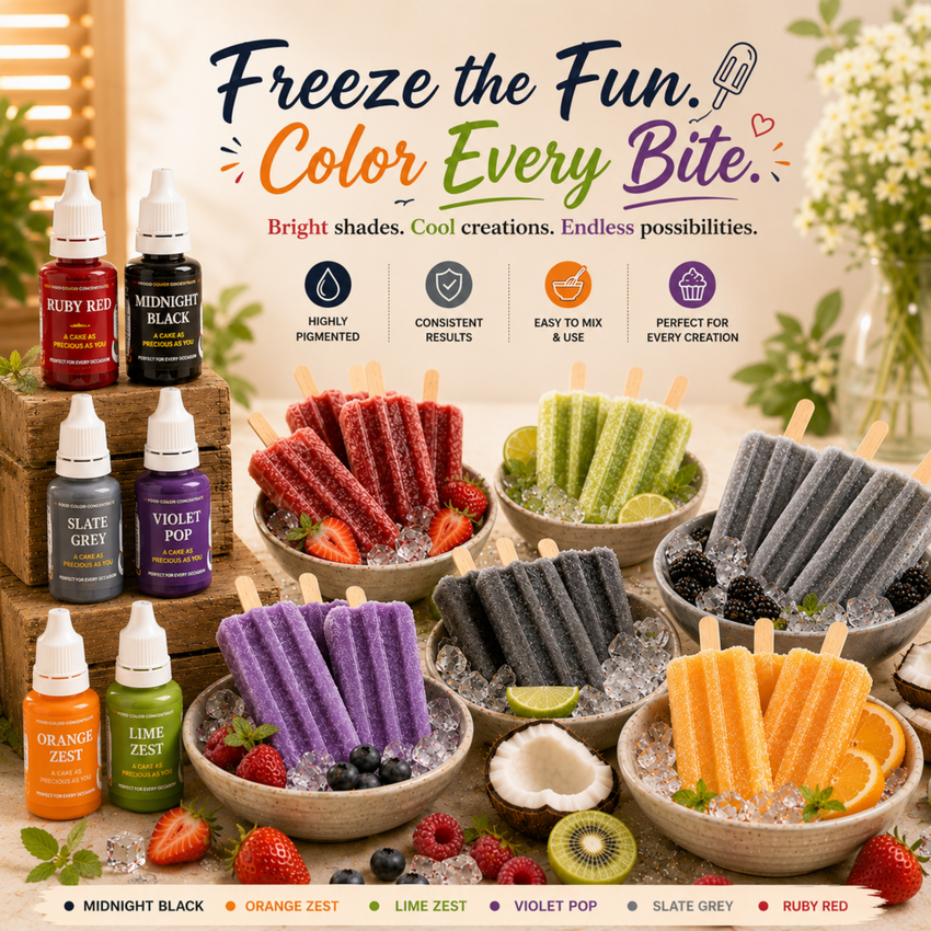 Halloween | Pack of 6 Edible Water Color