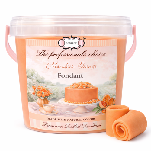 Mandarin Orange | Edible Natural Fondant (4 x 250g)