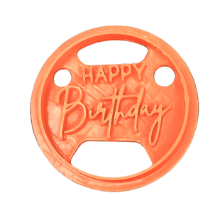 Toppers Cutters | Congratulations Topper Cutter | Fondant Cutter | (Happy Birthday 02)