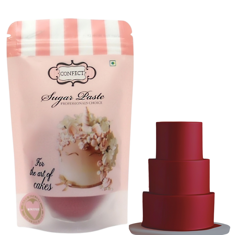 Burgundy Fondant | Edible Sugarpaste 250 Gm