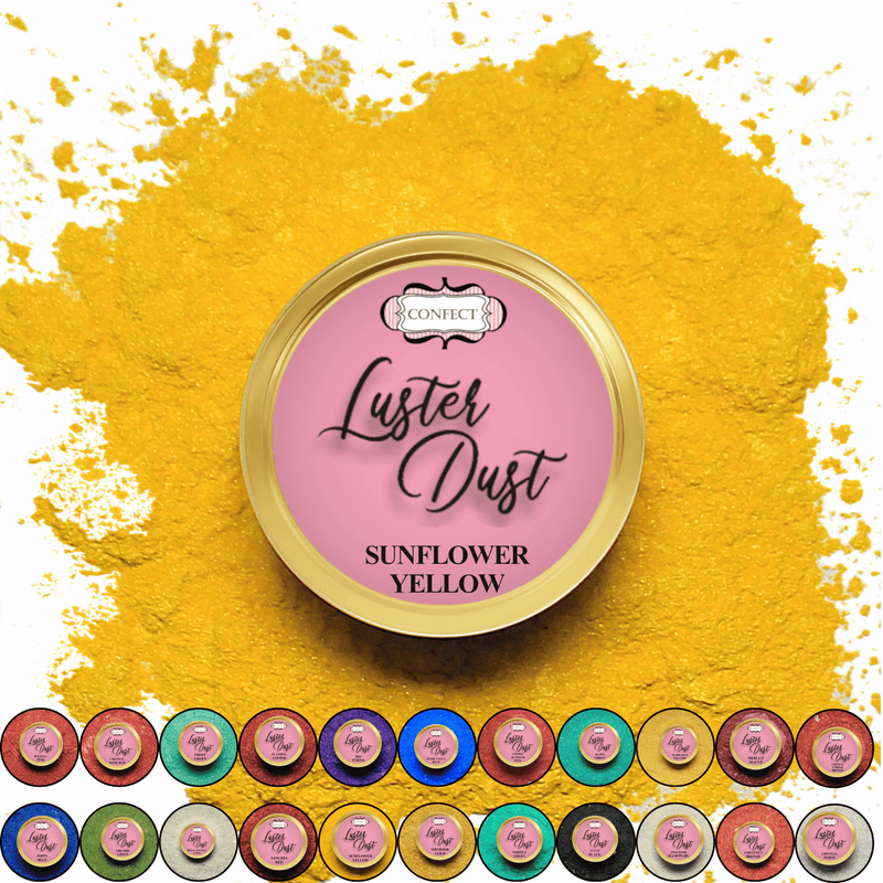 Sunflower Yellow | Edible Luster Dust 5 Gms