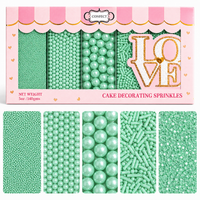 Sprinkles for Cakes & Cupcakes Decoration | USP-12(Mint Green)