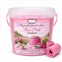 Rose Pink | Edible Natural Fondant (4 x 250g)