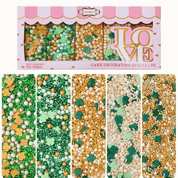 St. Patrick's Sprinkles Multipack 9 | 140g