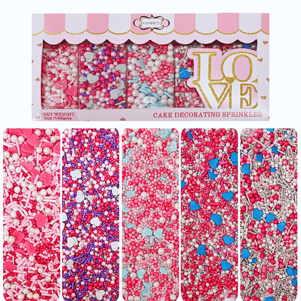 Valentine Sprinkles Multipack 16 | 140g