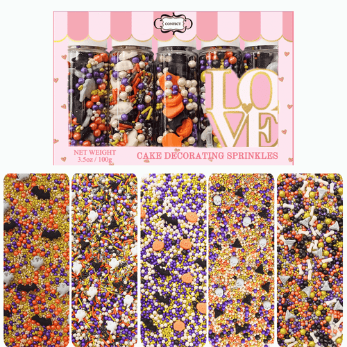 Halloween sprinkles Multipack 2 100 Gms (New)