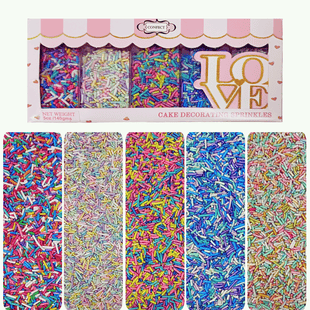 Rainbow Magic Sprinkles | (01) Mix Colourful Sprinkles 140 Gm