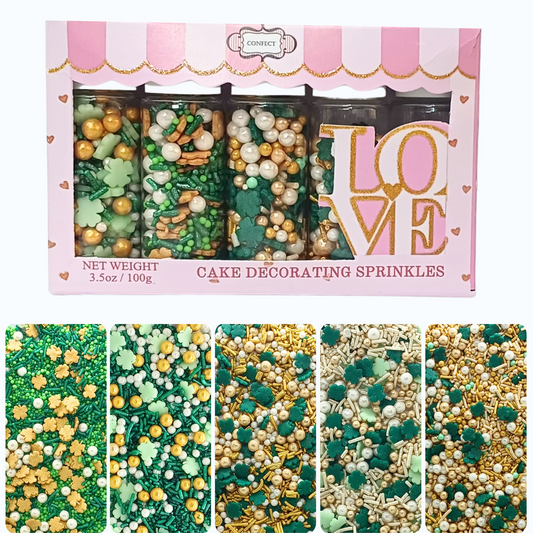 St. Patrick's Sprinkles PS Multipack 9 - 100 gms