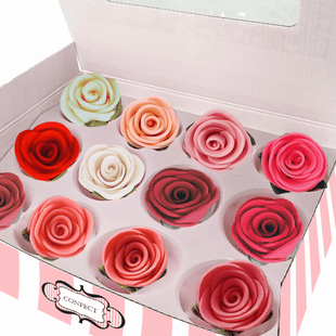 Ombre- 5 | Edible Sugar Roses Topper