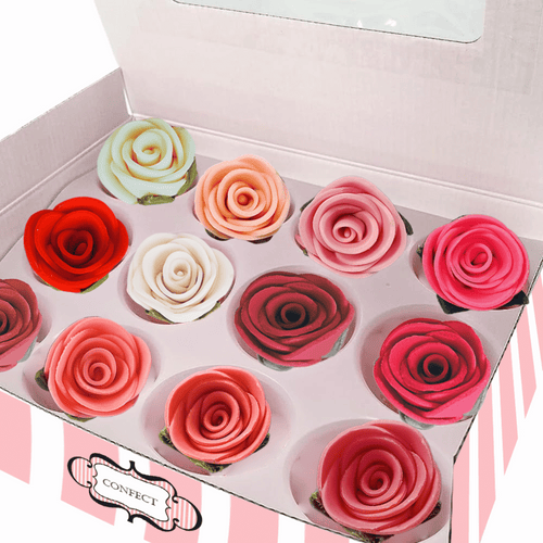 Ombre- 5 | Edible Sugar Roses Topper