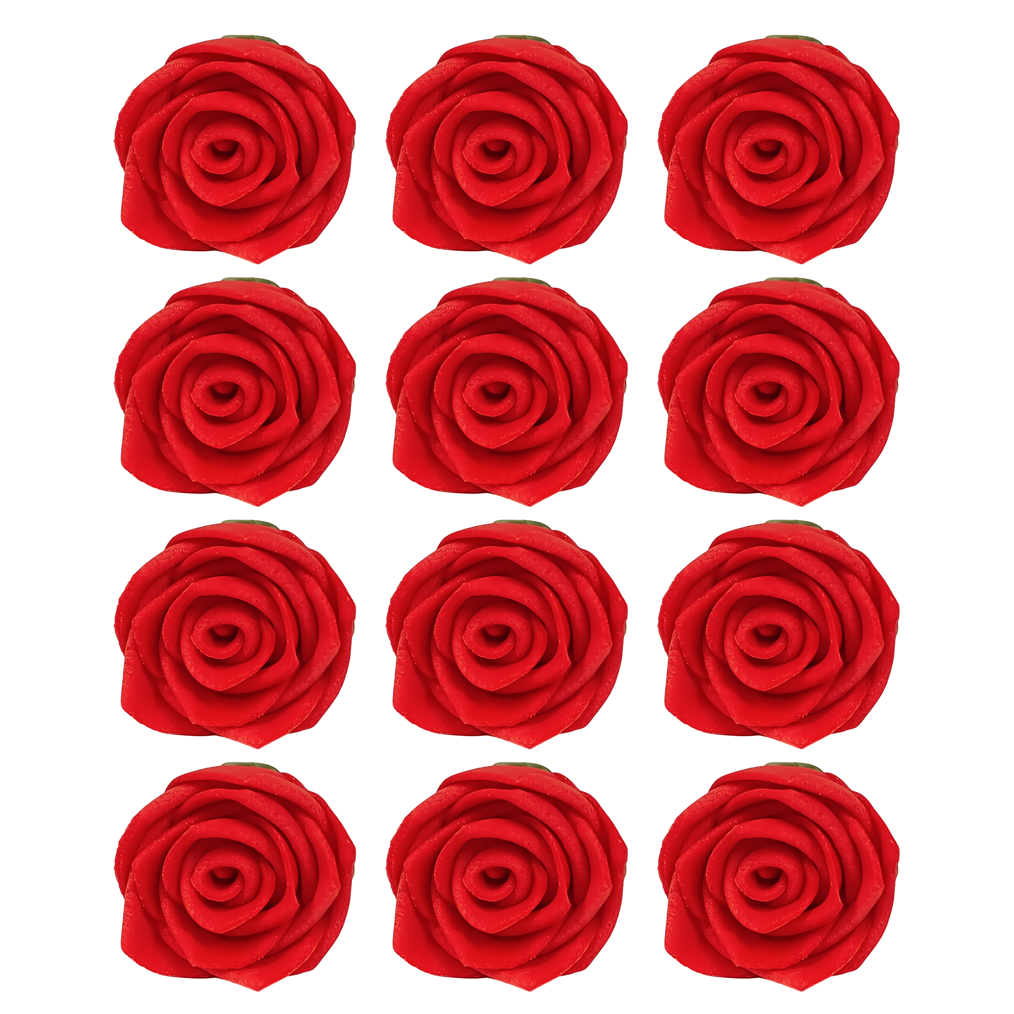 Red Roses Printable Cake Topper Red Rose | Edible Sugar Roses Topper – Confect