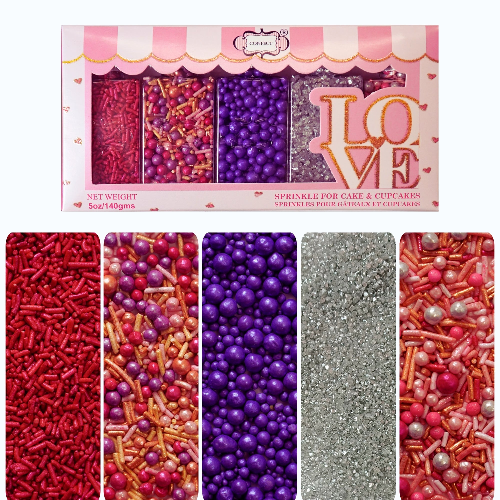 Multipakc Fusion Mashup Sprinkles FM Multipack 4 100 gms – Confect