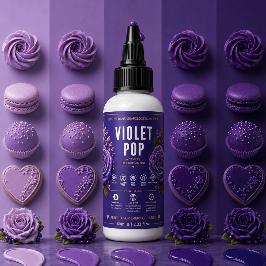 Voilet Pop | Edible Gel Color 60ml