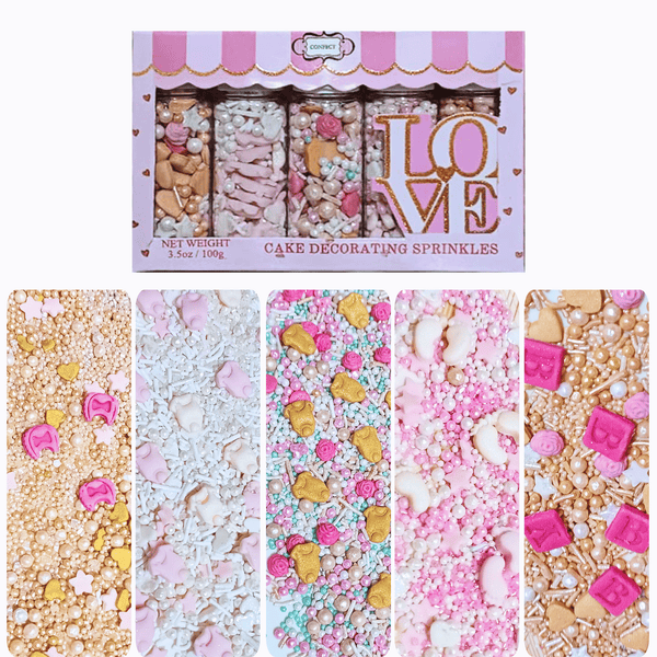 Girls Baby Shower Sprinkles Multipack 2 | 140g