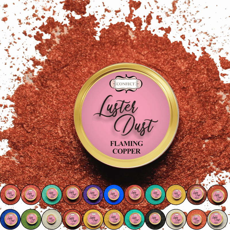 Flaming Copper | Edible Luster Dust 5 Gms