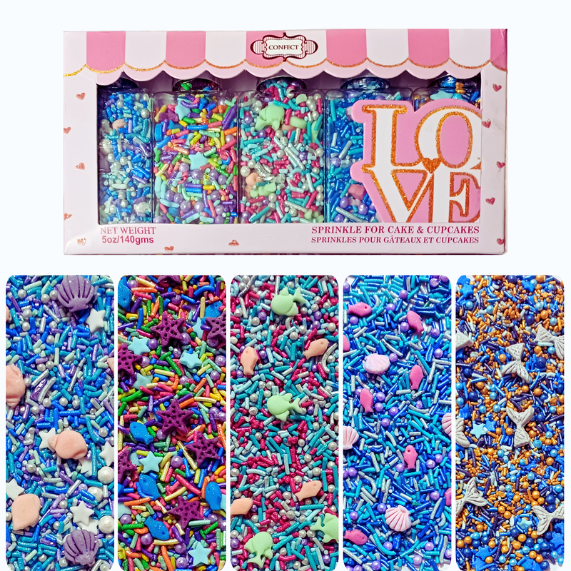 Under the Sea Sprinkles for Decorations 08 | 140 Gm