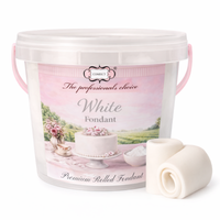 White | Edible Natural Fondant (4 x 250g)