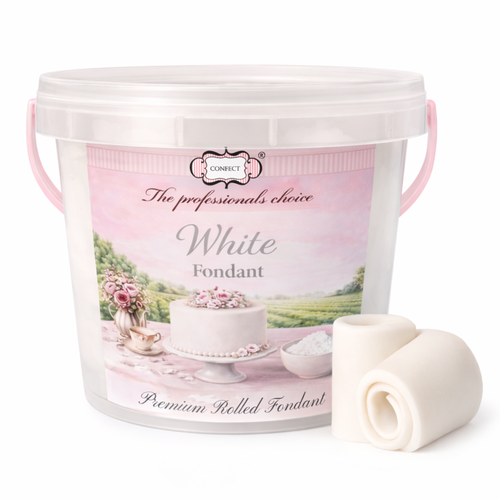 White | Edible Natural Fondant (4 x 250g)