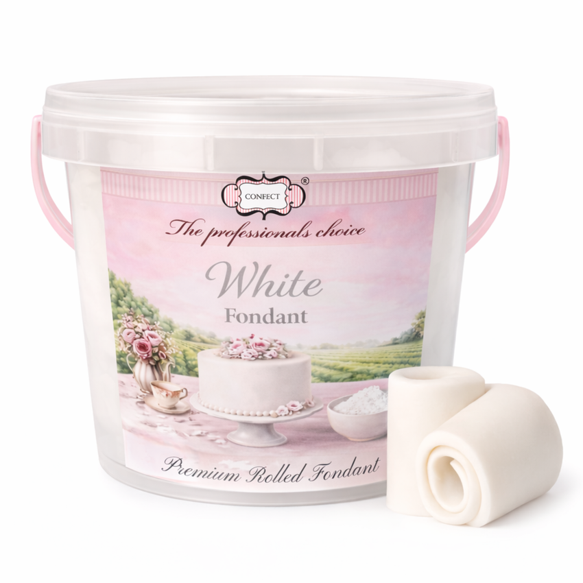 White | Edible Natural Fondant (4 x 250g)