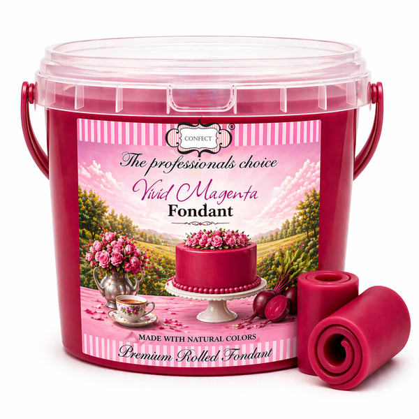 Vivid Magenta | Edible Natural Fondant (4 x 250g)