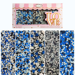 Black, Blue & White | (02) Father's Day Sprinkles 100Gm