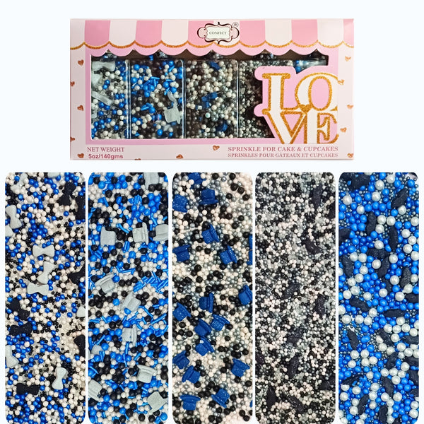 Black, Blue & White | (02) Father's Day Sprinkles 140g
