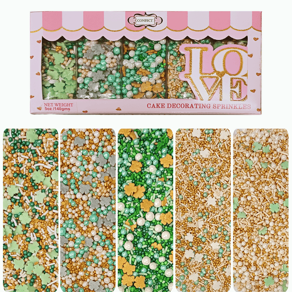 St. Patrick's Sprinkles Multipack 4 | 140g