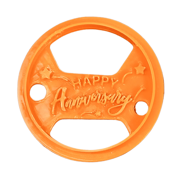 Toppers Cutters | Congratulations Topper Cutter | Cake & Cupcake Decorating Supplies (Happy Anniversary)