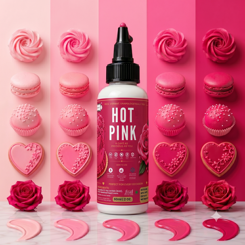Hot Pink | Edible Gel Color 60ml