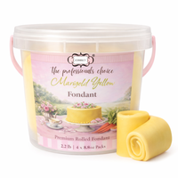 Marigold Yellow | Edible Natural Fondant (4 x 250g)