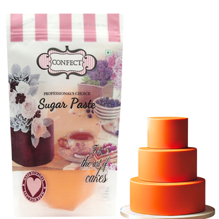Fluorescent Orange Fondant | Edible Sugarpaste 1 Kg