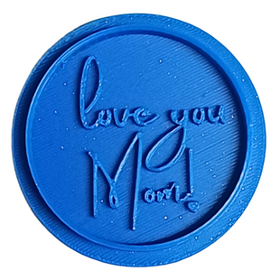 Toppers Cutters | Best Mom Ever Topper Cutter | Fondant Cutter (MDay-Cutters-02)