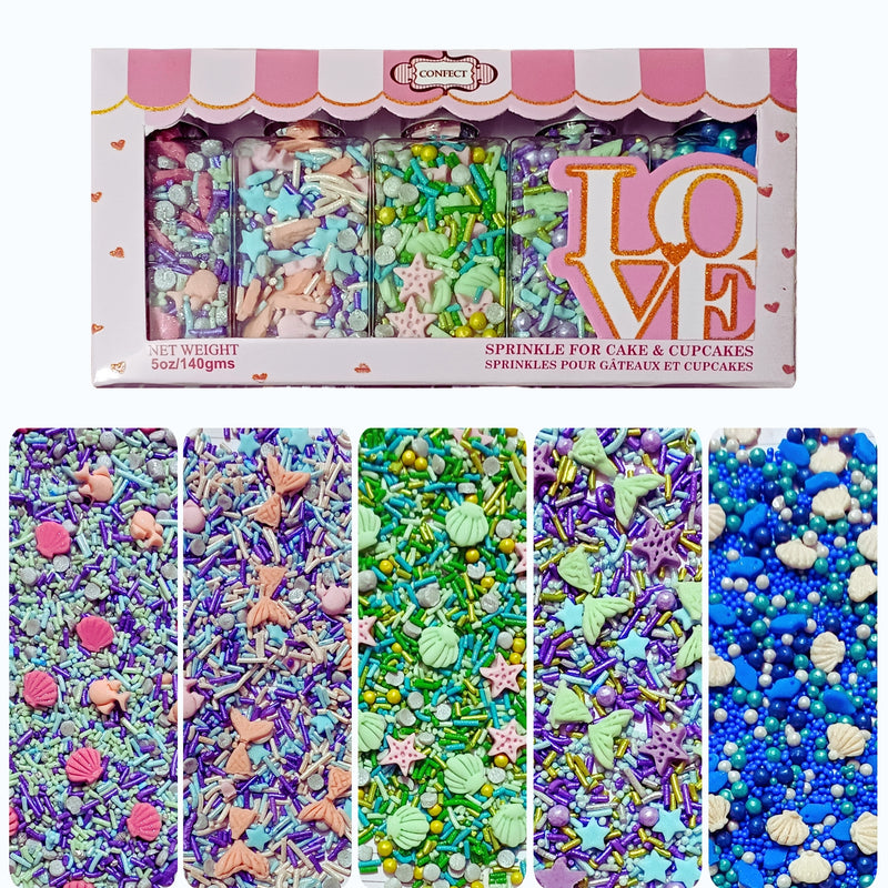 Under the Sea Sprinkles for Decorations 10 | 140 Gm