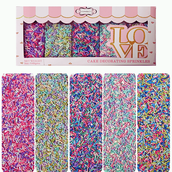 Rainbow Magic Sprinkles | (02) Mix Colourful Sprinkles 140g