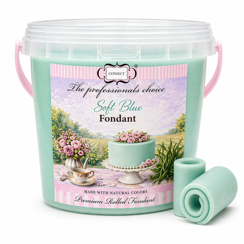 Soft Blue | Edible Natural Fondant (4 x 250g)