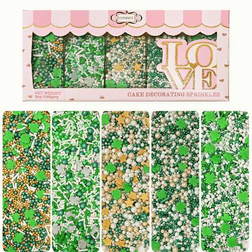 St. Patrick's Sprinkles Multipack 10 - 140 gms