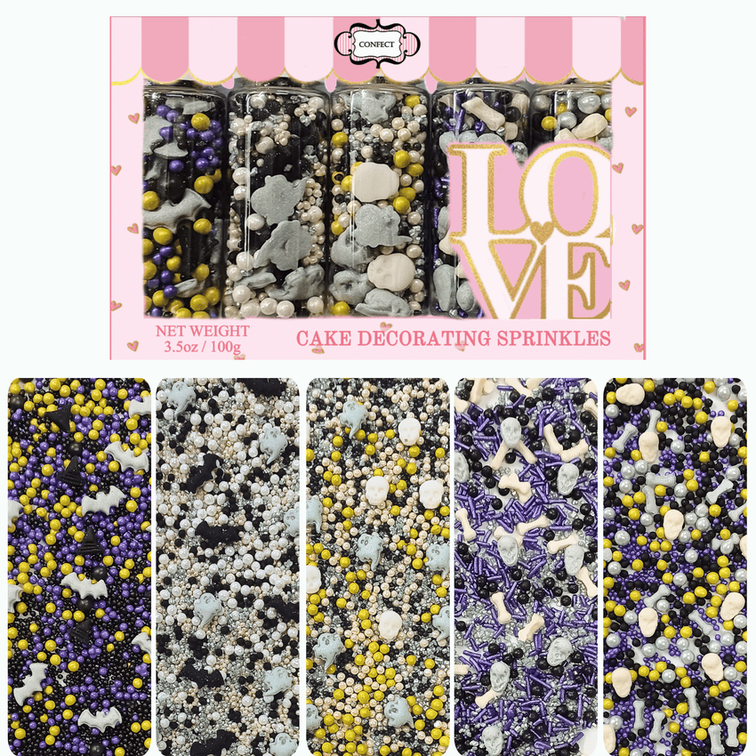 Halloween sprinkles Multipack 1 100 Gms (New)