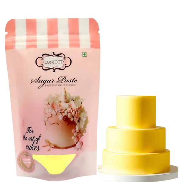 Lemon Yellow Fondant | Edible Sugarpaste 250 Gm